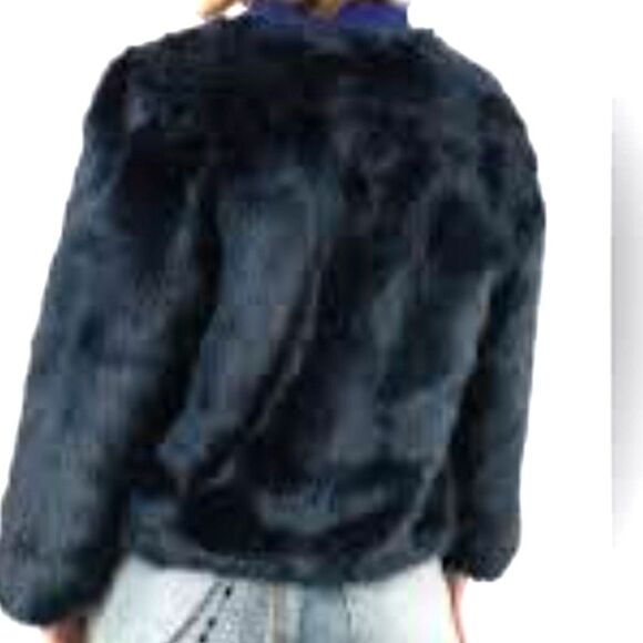 Aratta Gotha Reversible Faux Fur/Floral Jacket - Size XL - NWT - Picture 2 of 9